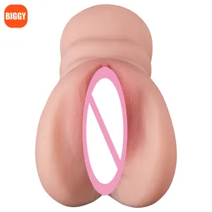 Großhandel Taschenpussy Sexpuppe 2 in 1 Männlicher Masturbator-Puppe realistische Vagina Anal doppelleibe Taschenpussy Sexpuppe für Männer