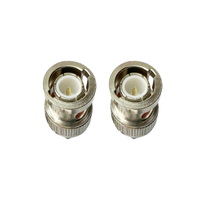 Connecteur coaxial BNC mâle à sertir 50 Ohm, connecteur coaxial RF BNC nickelé DC~3GHz pour câble coaxial d'antenne RG316 RG174