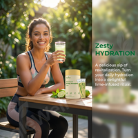 Aeglewell – Sachets de poudre de sels électrolytiques en stock |   Saveur de citron vert, dissolution instantanée pour une hydratation et une vitalité optimales