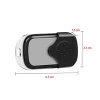 Télécommande universelle sans fil pour porte de garage 433 MHz RF, clonable, boîtier métallique, quatre boutons A B C D 1527 315 MHz