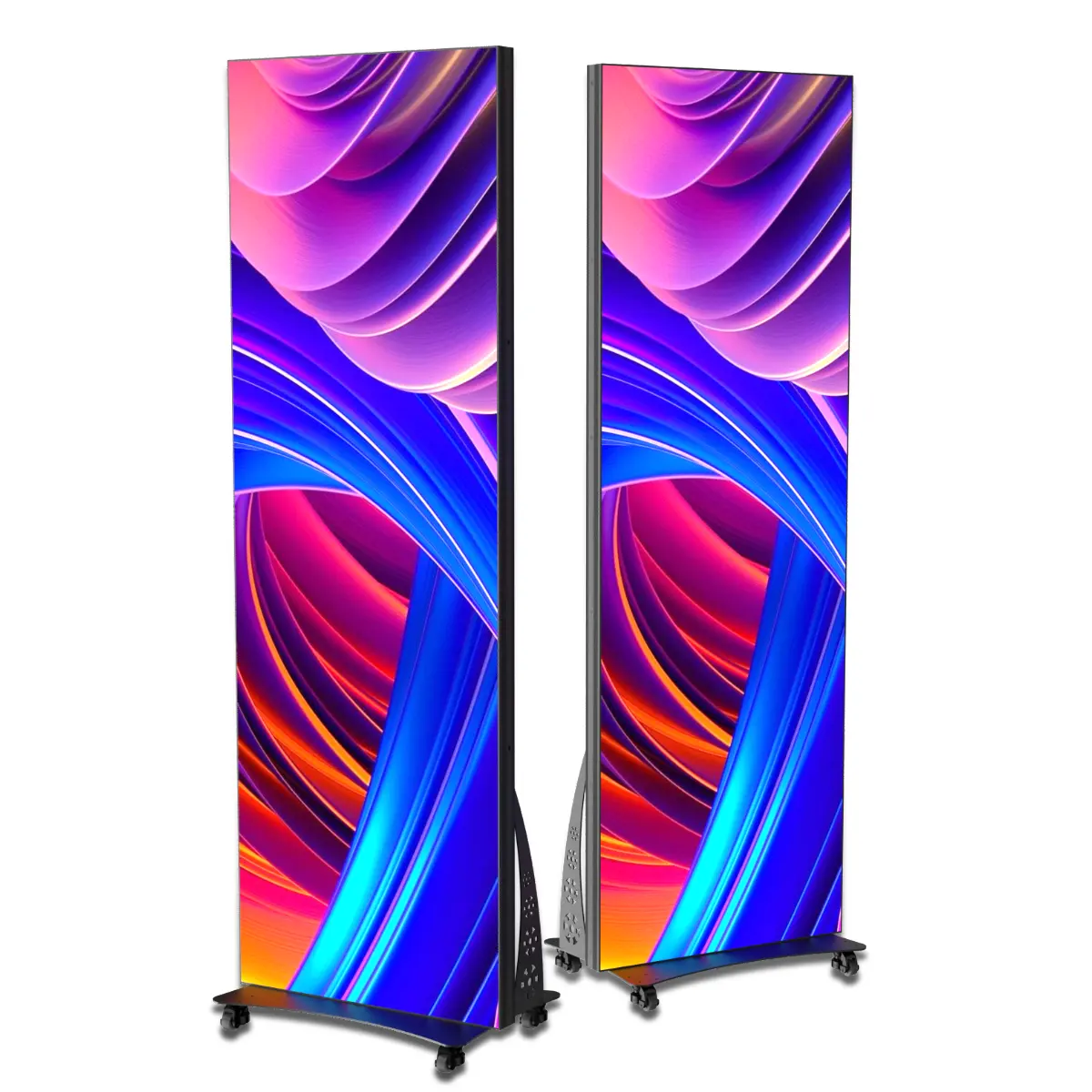moving Splice led display screen indoor advertising floor standing screen p1.8 p2 p2.5 digital poster for shopping mall