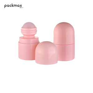 Flacon roll-on PP 20 ml pour massage du cuir chevelu, liquide stimulant la pousse des cheveux, soin des yeux et crème contour des yeux - Contenant rond droit rechargeable - Product Image 1