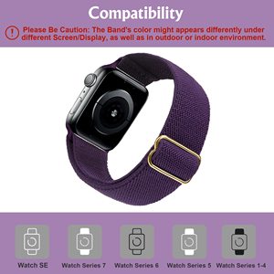 Vente populaire Nylon tressé intelligent et durable de luxe pour femmes Sport Nylon léger et respirant pour la série <span class=keywords><strong>Apple</strong></span> Watch Band - Product Image 3