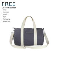Sac de voyage en toile zippé pour femme, pliable, pour la gym, le sport, les escapades, les week-ends, les courses, sac de voyage pliable pour la nuit