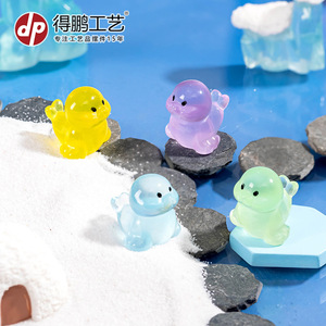 Miniature Cartoon Sea Lion Figurines Resin Multi Color Desktop Decorations Living Room <b>Ornaments</b> <b>Easter</b> Gift - Product Image 3