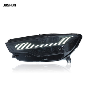 2012-2015 C7 A6 Audi สไตล์ RS อัพเกรดไฟหน้า LED ประกอบสัญญาณเลี้ยวตามลำดับ - Product Image 6
