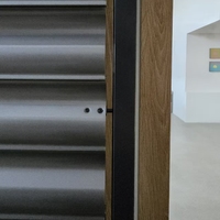 Système de ventilation de fenêtre à persiennes pliantes verticales automatiques en alliage d'aluminium GREATMEN, résistant aux ouragans et à la chaleur