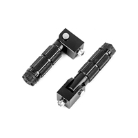 Repose-pieds pliables universels en aluminium pour moto, 8 mm, repose-pieds pour moto