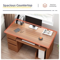 Bureau simple et moderne pour la maison, bureau d'étudiant, bureau d'ordinateur individuel pour employé avec tiroir de rangement