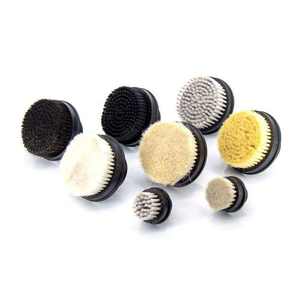 Spazzola da Bagno Rotonda Nera in Legno Carbonizzato di Alta Qualità, Spazzola Manuale per Esfoliazione a Secco della <span class=keywords><strong>Pelle</strong></span>, in Vendita - Product Image 4