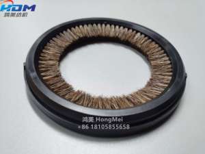 Bonne qualité métier à tisser pièces de rechange Ailuo trame mangeoire bétail cheveux brosse diamètre 143mm pour accumulateur de trame - Product Image 2