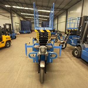 Elektrisch hydraulische driewielige schaarhoogwerker, op een voertuig gemonteerd, voor onderhoudswerken - Product Image 4