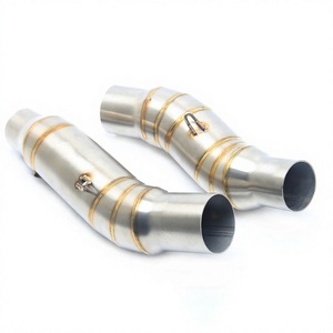 อะแดปเตอร์ท่อโค้งกลางสำหรับท่อไอเสียรถมอเตอร์ไซค์คาวาซากิ รุ่น ER6N Z750 Z800 Z1000 Z250 GP ขนาดมาตรฐาน - Product Image 4