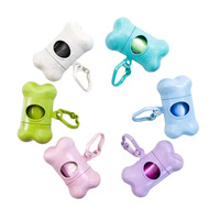 Sacs à déjections biodégradables et compostables personnalisés, sacs à déchets écologiques de 15 microns, rouleau de sacs à déjections pour chiens avec distributeur, vente en gros