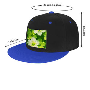 Sombreros deportivos planos estilo Hip Hop con imagen personalizada con patrón frontal Accesorios únicos y de moda - Product Image 2