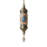 Lustre LED suspendu droit de petite taille, de style turc, pour restaurant, café, hôtel, gîte, bar, décoration romantique et originale