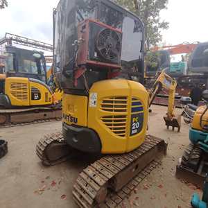 Pelle excavatrice originale Sed japon komatsu Pc20mr à cabine fermée équipée de chenilles en caoutchouc d'occasion 2 tonnes mini pompe pelleteuse portant 2018 - Product Image 5