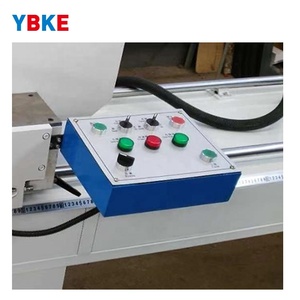 Machine de découpe de cadres de fenêtres et de portes en aluminium, haute précision, moteur 380V 2kW, lame de scie 420x30mm, outil CNC YBKE - Product Image 5