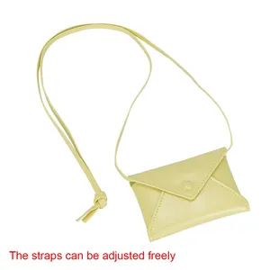 AndoBag Fashion Coin Purse for Women, <strong>Mini</strong> <strong>Envelope</strong> Waist Packs, Genuine Leather Crossbody Bag, Cute Change Pouch 1845 - Product Image 3