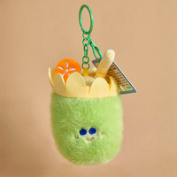 Pendentifs en peluche miniatures en forme de nourriture, des dizaines de styles, fermoir métallique durable, accessoire de sac mignon, cadeau idéal pour les jeunes filles
