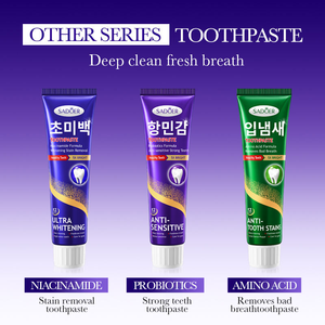 <span class=keywords><strong>Pasta</strong></span> <span class=keywords><strong>Dental</strong></span> Blanqueadora con Aminoácidos SADOER 100g, Sabor a Menta Fresca, Cuidado Bucal <span class=keywords><strong>para</strong></span> Uso Doméstico - Product Image 4
