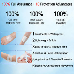 Esnek Cerrahi Klinik Yara Bakım Bandı Tıbbi Dokunmamış Akrilik Yapışkan Bant İlk Yardım Pansumanı Sabitleme için - Product Image 2