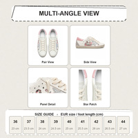 Birotzxiues – baskets basses Off White Silver Star pour femmes, chaussures décontractées à lacets, logo personnalisé, taille européenne 36-44