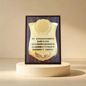Placas de Premio Comerciales Grabadas en 3D de Bronce Personalizadas, Artesanías Metálicas Estándar para Guerreros con Cajas Conmemorativas para Placas - Product Image 3