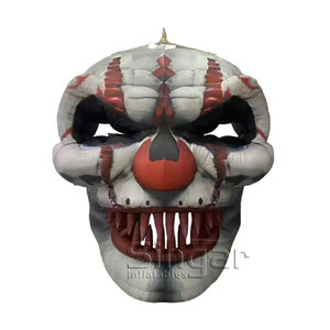 Декоративная уличная гигантская надувная модель скелета-черепа 3м/4м со светодиодной подсветкой, встроенным вентилятором, питанием от сети, настраиваемые размеры - Product Image 5