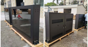 Pantalla de <span class=keywords><strong>TV</strong></span> LCD para exteriores, alto brillo, 86, 98 pulgadas, pantalla Horizontal, máquina de publicidad montada en la pared, Monitor LCD CCTV grande - Product Image 5