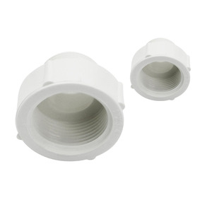 Adaptador de PVC Personalizado de 1/2 Macho a 3/4 Hembra - Reductor de Rosca para Manguera de Jardín Blanco - Product Image 4