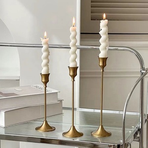 3 pezzi Set di candelabri in metallo <span class=keywords><strong>portacandele</strong></span> <span class=keywords><strong>oro</strong></span> nero colore <span class=keywords><strong>oro</strong></span> rosa decorazione per la casa di nozze - Product Image 6