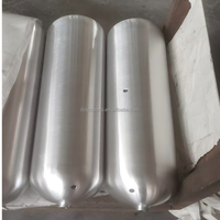 Nouvel état 2 gallons aluminium haute qualité argent système de suspension pneumatique 200PSI universel 1/4 NPT trous pièces de véhicule