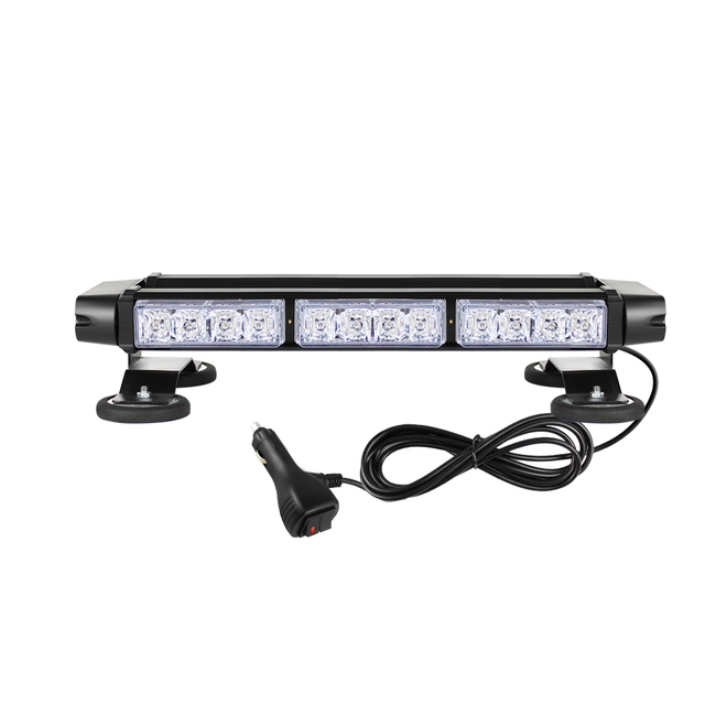 40W-136W Auto Rooftop Four Sided Led Warning Light Bar Emergency  Flash Light Dual Color Magnetic for Car Truck Offroad 12v 24v