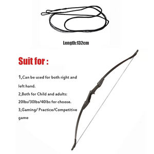 Arc Recurve Démontable 20/30/40 Livres Tir à l'Arc Chasse Main Droite Gauche - Product Image 2