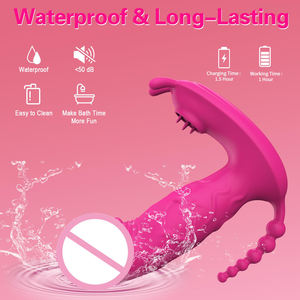 ألعاب جنسية نسائية فراشة دسار هزاز التطبيق التحكم عن بعد البظر تحفيز الخرز الشرجي مدلك أرنب هزاز للنساء - Product Image 3