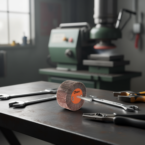 แผ่นขัดแบบวงล้อขนาด 60x20 มม. ความหยาบ 240 กริต แกน 6 มม. สำหรับงานเจียร - Product Image 3