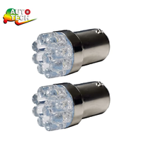 Nouvelle ampoule de frein de voiture universelle à LED pour clignotant S25 BA15S BA15D BAY15D 1156 1157 Canbus, à contact simple ou double