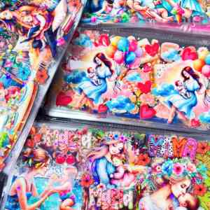 Autocollants holographiques UV DTF personnalisés de 16 à 40 oz pour gobelets, bouteilles et pots – Décorations pour gobelets, autocollants pour artisanat et transfert à froid - Product Image 3