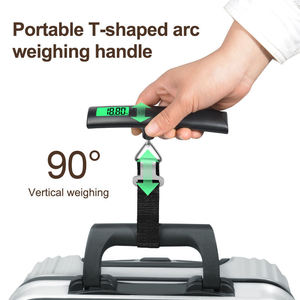 Nuova Bilancia Digitale Portatile Nera per Bagagli, Capacità 50kg, per <span class=keywords><strong>Valigie</strong></span> <span class=keywords><strong>da</strong></span> <span class=keywords><strong>Viaggio</strong></span> - Product Image 4