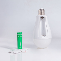 Ampoule de secours LED AC85-265V rechargeable de haute qualité haute luminosité avec batterie détachable pour le camping en plein air