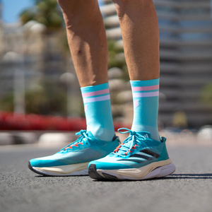 Chaussettes <span class=keywords><strong>de</strong></span> course athlétiques à rayures personnalisées, anti-ampoules, <span class=keywords><strong>de</strong></span> haute qualité, pour la course sur sentier et le cyclisme, avec amorti et rembourrage, chaussettes <span class=keywords><strong>de</strong></span> sport pour la course - Product Image 6