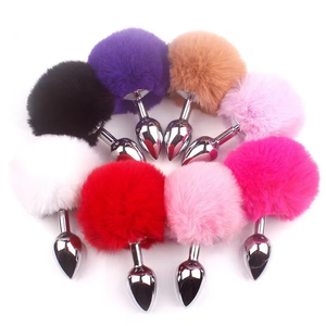 <span class=keywords><strong>Plug</strong></span> <span class=keywords><strong>anal</strong></span> en métal queue de lapin colorée, <span class=keywords><strong>plug</strong></span> <span class=keywords><strong>anal</strong></span> en acier inoxydable avec queue en fausse fourrure moelleuse, cosplay, jeu de rôle, jouet sexuel pour adultes pour femmes - Product Image 2