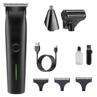 Nouvelle tondeuse à cheveux électrique professionnelle multifonctionnelle 3 en 1 pour hommes, tondeuse à cheveux, tondeuse à poils de nez, kit de coupe