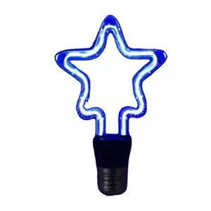 스타 모양 장식 전구 DIY Led 필라멘트 전구