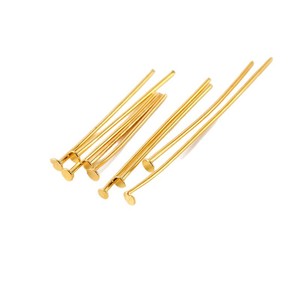 เข็มหัวกลมชุบทอง 14K ขนาด 2.4 ซม. สำหรับทำสร้อยข้อมือ อุปกรณ์ทำเครื่องประดับ - Product Image 5