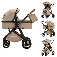 Poussette Bébé Haut de Gamme Prix Usine, Légère, Pliable, Châssis en Acier Durable, Intérieur Spacieux pour Usage Quotidien