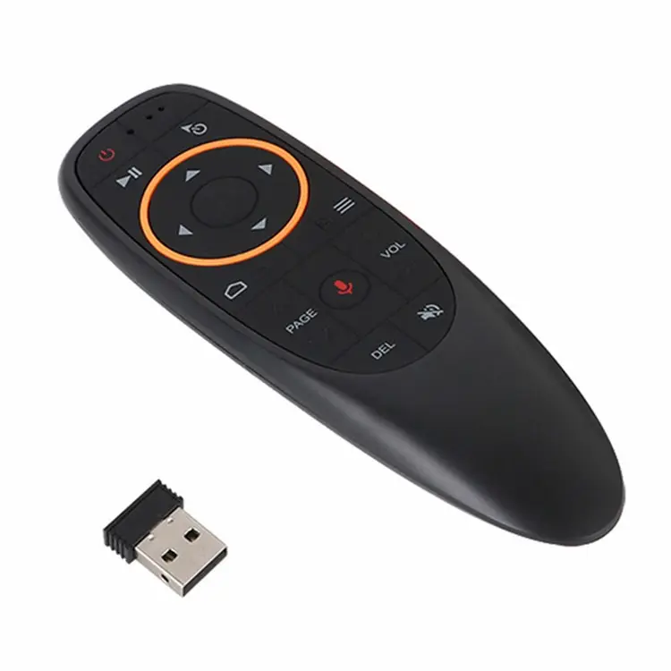 Vendita calda G10 Fly Air Mouse G10s Wireless giroscopio voce telecomando per Android TV Box Smart TV/computer