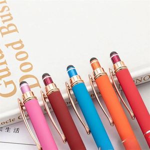 Bolígrafo de Aluminio Personalizado con Logotipo Impreso - Bolígrafo Metálico Promocional con Clic para Dispositivos de Pantalla Táctil - Product Image 3
