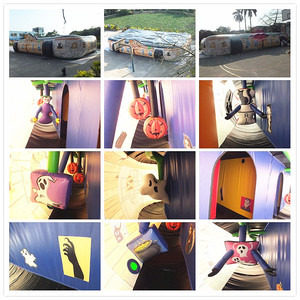 Casa Embrujada Silenciosa Llena <span class=keywords><strong>de</strong></span> Terror, Laberinto <span class=keywords><strong>de</strong></span> Mansión en Forma <span class=keywords><strong>de</strong></span> Tienda para el Festival <span class=keywords><strong>de</strong></span> Halloween - Product Image 2